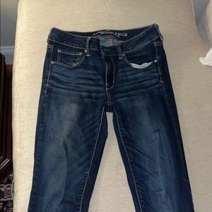 AE Dark Strech Skinny Jeans